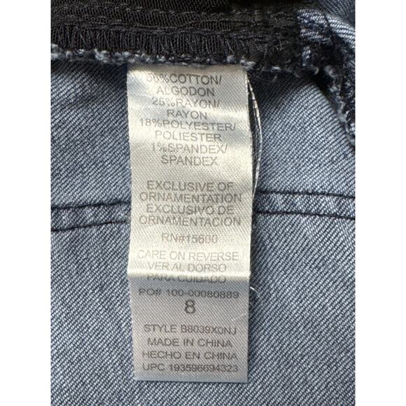 Democracy "Ab"solution, Size 8 Distressed Cut Off Bermuda Shorts - Picture 5 of 6